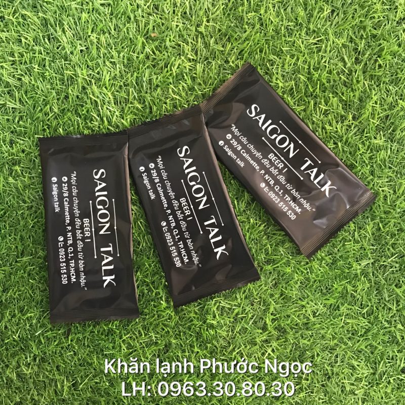 khăn lạnh; khăn ướt; bao đũa; muỗng; nĩa; tăm tre; hóa đơn; cồn thạch