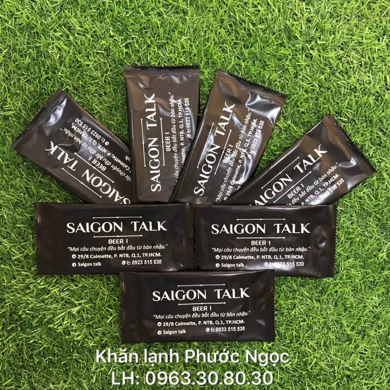 khăn lạnh; khăn ướt; bao đũa; muỗng; nĩa; tăm tre; hóa đơn; cồn thạch