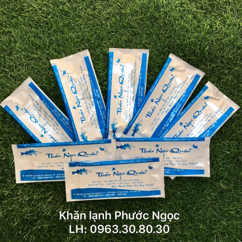khăn lạnh; khăn ướt; bao đũa; muỗng; nĩa; tăm tre; hóa đơn; cồn thạch