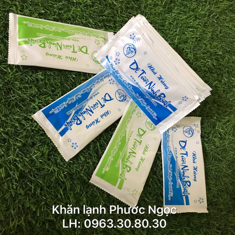 khăn lạnh; khăn ướt; bao đũa; muỗng; nĩa; tăm tre; hóa đơn; cồn thạch