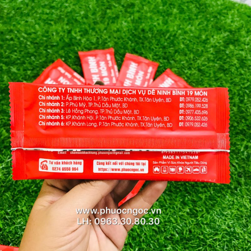 khăn lạnh; khăn ướt; bao đũa; muỗng; nĩa; tăm tre; hóa đơn; cồn thạch