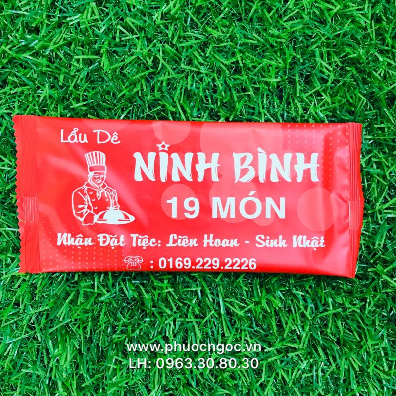 khăn lạnh; khăn ướt; bao đũa; muỗng; nĩa; tăm tre; hóa đơn; cồn thạch