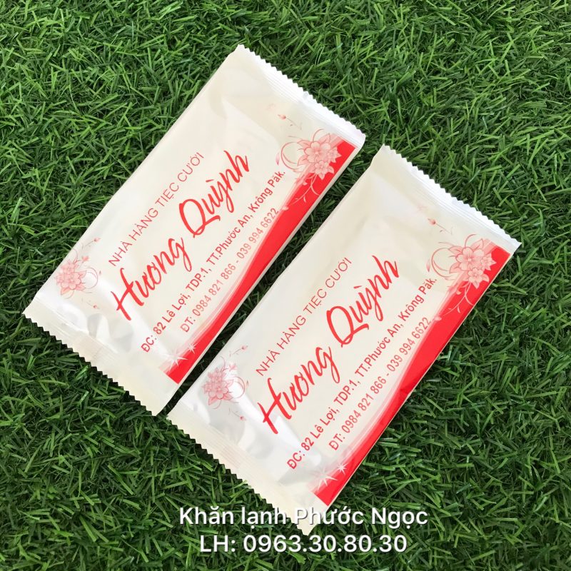 khăn lạnh; khăn ướt; bao đũa; muỗng; nĩa; tăm tre; hóa đơn; cồn thạch