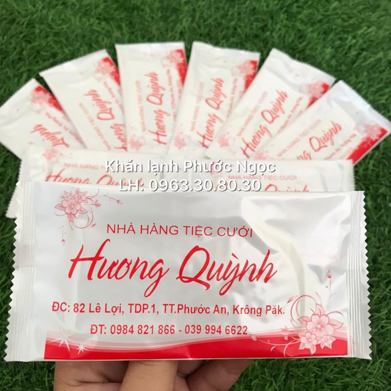 khăn lạnh; khăn ướt; bao đũa; muỗng; nĩa; tăm tre; hóa đơn; cồn thạch