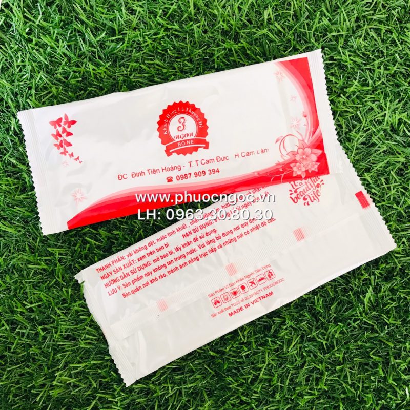 khăn lạnh; khăn ướt; bao đũa; muỗng; nĩa; tăm tre; hóa đơn; cồn thạch