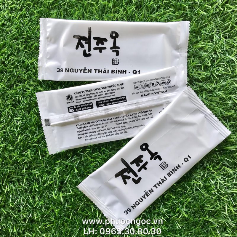 khăn lạnh; khăn ướt; bao đũa; muỗng; nĩa; tăm tre; hóa đơn; cồn thạch