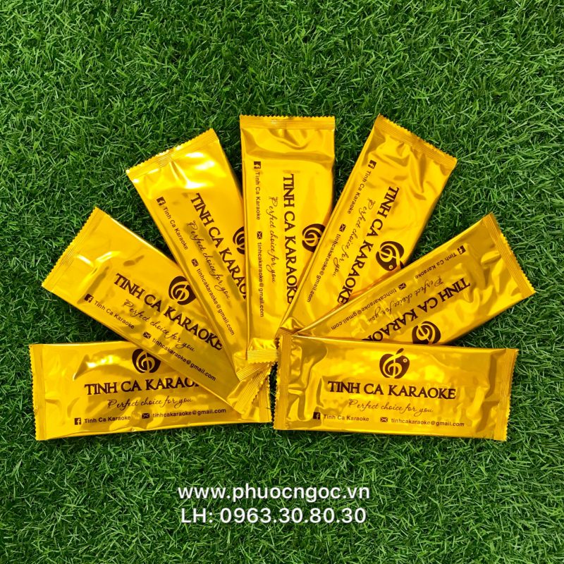 khăn lạnh; khăn ướt; bao đũa; muỗng; nĩa; tăm tre; hóa đơn; cồn thạch