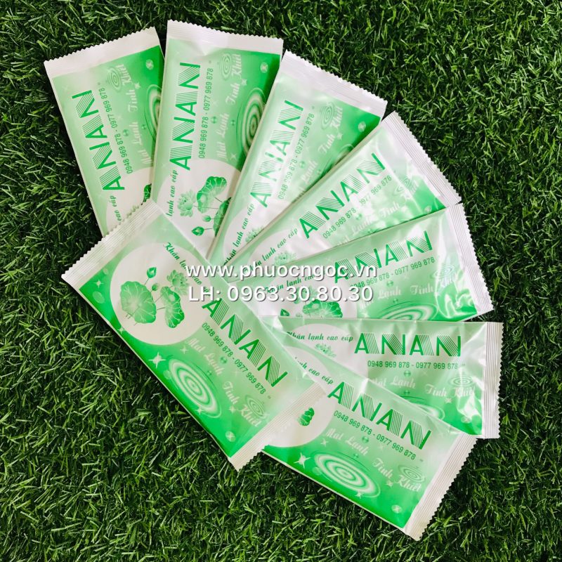 khăn lạnh; khăn ướt; bao đũa; muỗng; nĩa; tăm tre; hóa đơn; cồn thạch