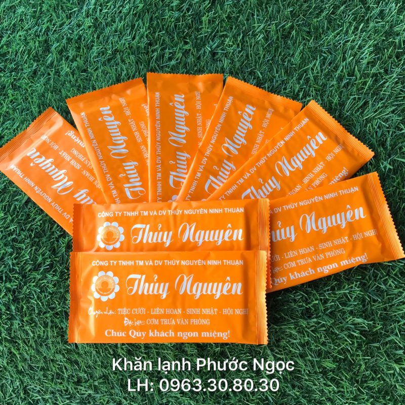khăn lạnh; khăn ướt; bao đũa; muỗng; nĩa; tăm tre; hóa đơn; cồn thạch