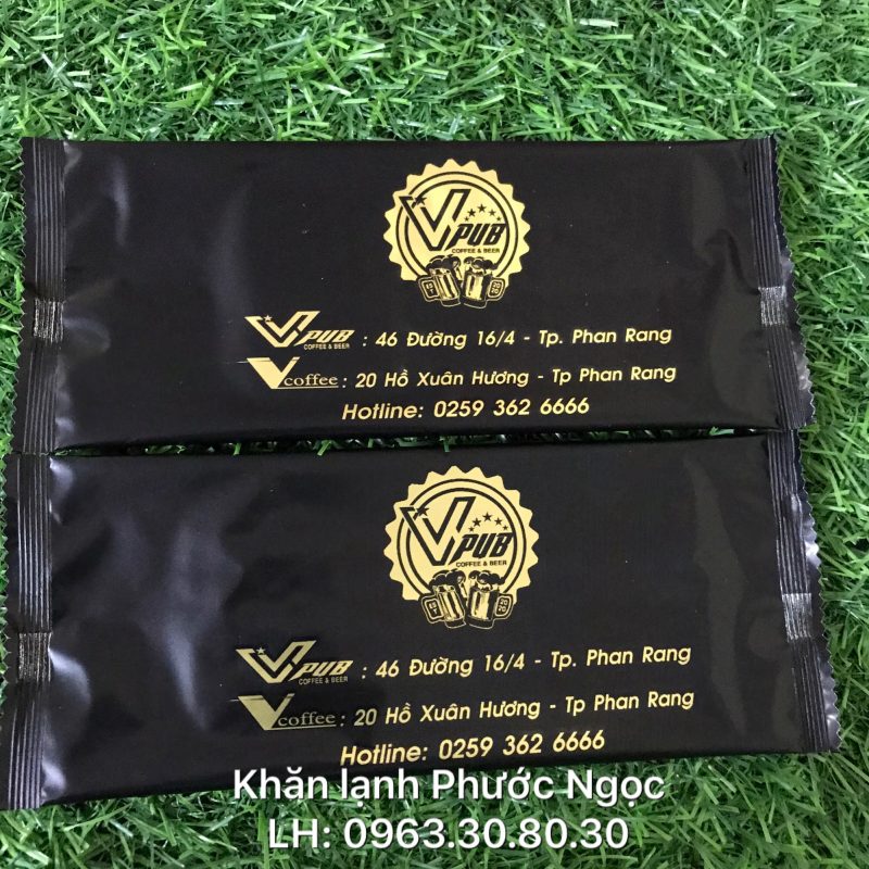 khăn lạnh; khăn ướt; bao đũa; muỗng; nĩa; tăm tre; hóa đơn; cồn thạch