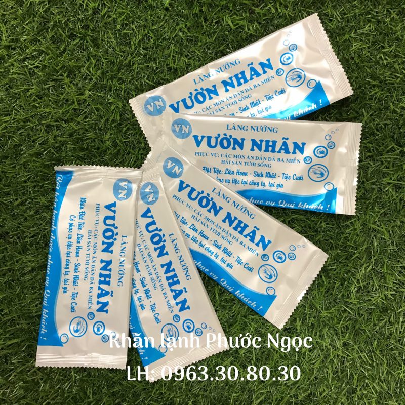 khăn lạnh; khăn ướt; bao đũa; muỗng; nĩa; tăm tre; hóa đơn; cồn thạch