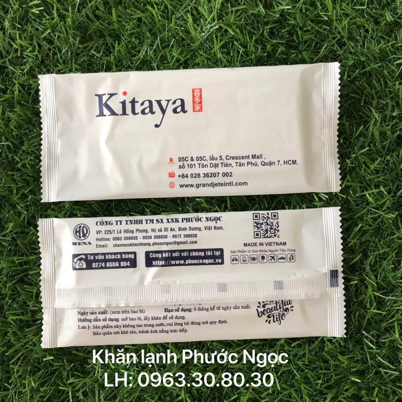 khăn lạnh; khăn ướt; bao đũa; muỗng; nĩa; tăm tre; hóa đơn; cồn thạch