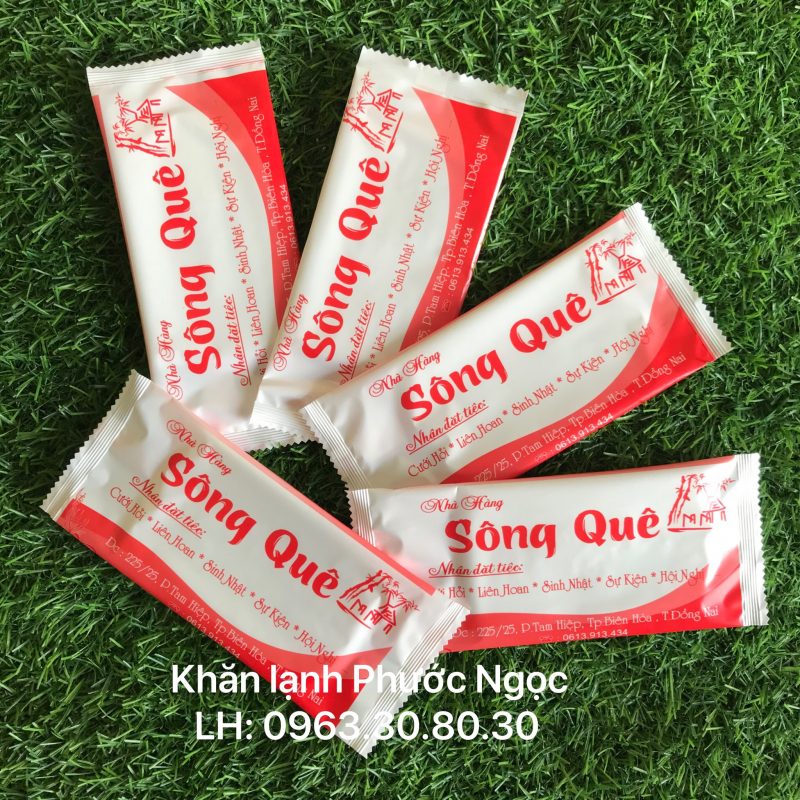 khăn lạnh; khăn ướt; bao đũa; muỗng; nĩa; tăm tre; hóa đơn; cồn thạch